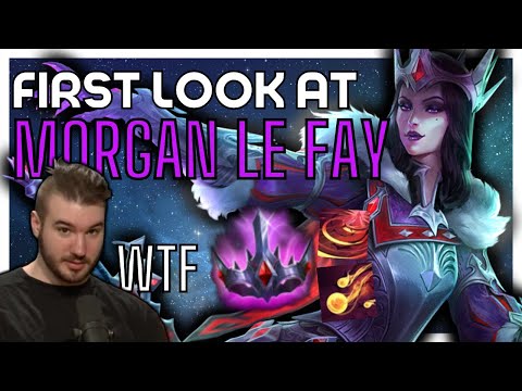 PRO MID LANER'S FIRST IMPRESSION OF MORGAN LE FAY!! FIRST TIME LOOKING AT HER KIT (ft. Incon)