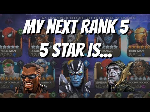 5 Star Rank 5 Rank Up - Marvel Contest of Champions