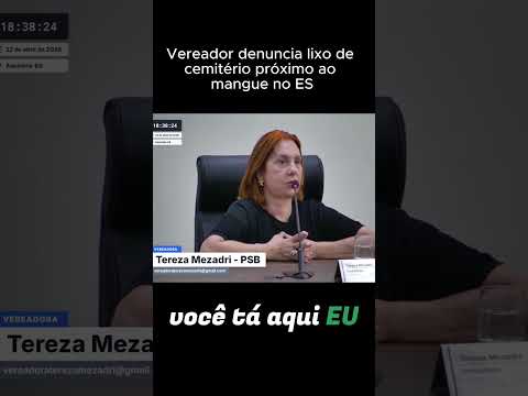Vereador denuncia lixo de cemitério próximo ao mangue no ES #anchieta #espíritosanto