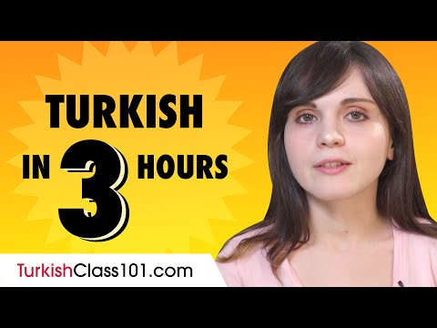 Learn Turkish in 3 Hours: Basics of Turkish Speaking for Beginners