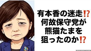 有本香の迷走⁉️何故保守党が熊猫たまを狙ったのか⁉️#百田尚樹　#有本香　#保守党　#河村たかし　#減税日本　#北村晴男　#竹上ゆうこ  #高市早苗　 #リハック　#アベプラ　#小泉進次郎　