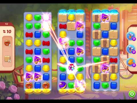 HomeScapes Level 42 no boosters (25 moves)