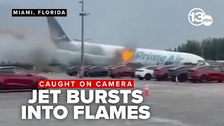 5 dead after Amazon cargo jet overshoots runway at Miami airport