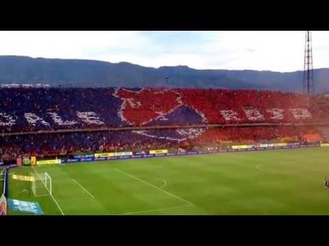 "La hinchada mas linda del mundo, Independiente Medellín Vs Tolima, Salida Monumental" Barra: Rexixtenxia Norte &bull; Club: Independiente Medellín