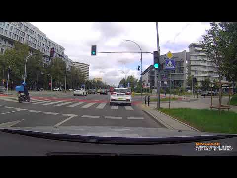 Egzaminator wcisnął hamulec. Błąd i koniec egzaminu. Egzamin na prawo jazdy Word 2021.