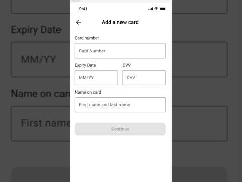 Simple “add a new card/payment method” in deposit page #ui #productdesign