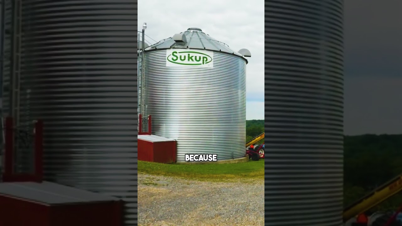 Why Escaping a Grain Bin Is Almost Impossible | Hidden Farm Danger! 😱 #facts