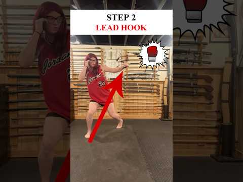 How To Do BOXING FOOTWORK + LEAD HOOK 🥊 #Shorts #Boxing #MMA