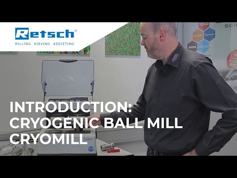 CryoMill - Labormühle für Kryogenvermahlungen von RETSCH