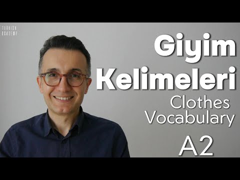 A2 Turkish Conversation | Giyim Kelimeleri - Clothes Vocabulary  |  Türkçe Sohbet