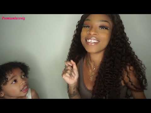 26inch Loose Curly Color 4 180 Density HD 5x5 Lace Wig Transparent Lace 