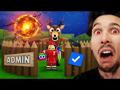 I HACKED 99 NIGHTS with ADMIN POWERS on ROBLOX!!