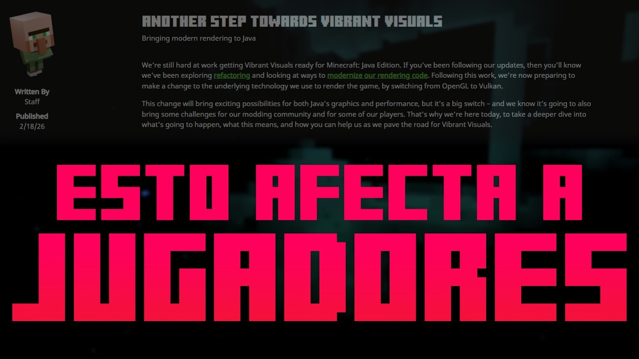 Primeras Impresiones sobre el futuro del renderizado de Minecraft