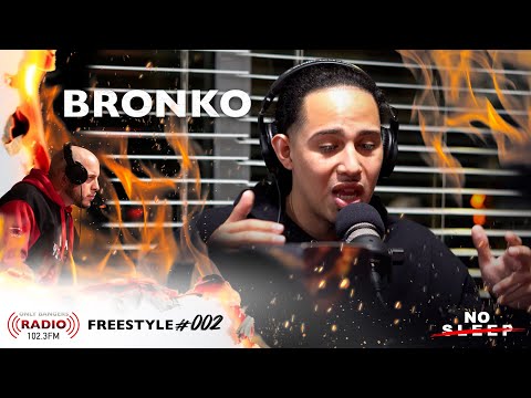 BRONKO w/ M-Press Live on No Sleep Radio 102.3FM • Freestyle 002