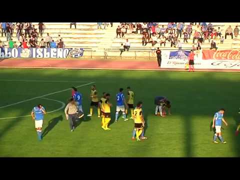 Gol del San Fernando ante el Marbella FC minuto 94