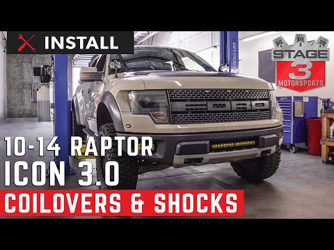 2010-2014 SVT Raptor ICON Stage 1 Suspension System Install