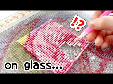 Diamond Art Painting ON GLASS!?