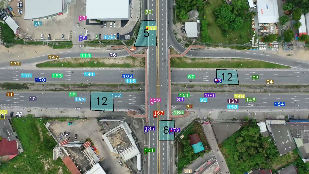 Vehicle tracking using using YOLOv5 and Deep Sort Algorithm