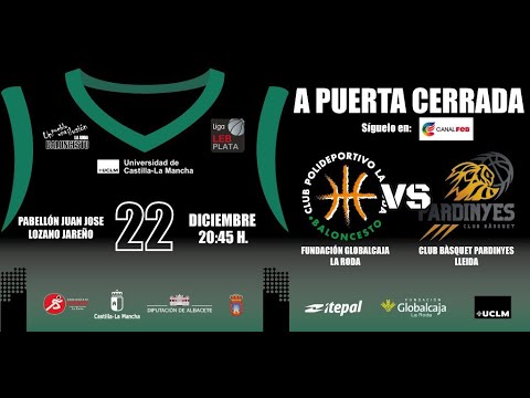 LEB Plata 2020-2021. Grupo Este. 11 jornada. Fundación Globalcaja La Roda-Pardinyes Lleida (87-67).