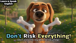 Don't Be Greedy | Value What You Already Have | The Dog Who Lost Everything | Moral Story In English