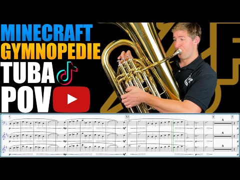Insane Tuba POV Minecraft - Gymnopedie No1 by Satie