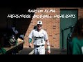 Karson Klima Senior Year Highschool Baseball Highlights 