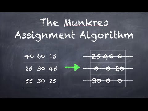 The Munkres Assignment Algorithm