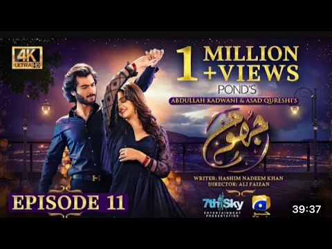 Jhoom Episode 11 - [Eng Sub] - Haroon Kadwani - Zara Noor Abbas - Digitally Presented by Ponds