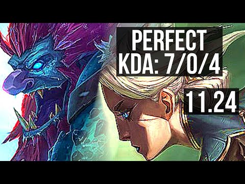 TRUNDLE vs CAMILLE (TOP) | 7/0/4, Godlike | EUW Grandmaster | 11.24
