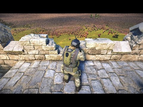 Modern Soldiers In Surrounded Ruins By 1 Million Zombies - UEBS 2