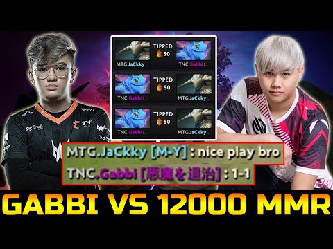 GABBI VS JACKKY - 12000 MMR SVEN VS PUCK DOTA 2