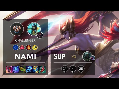 Nami Support vs Pyke - EUW Challenger Patch 11.23