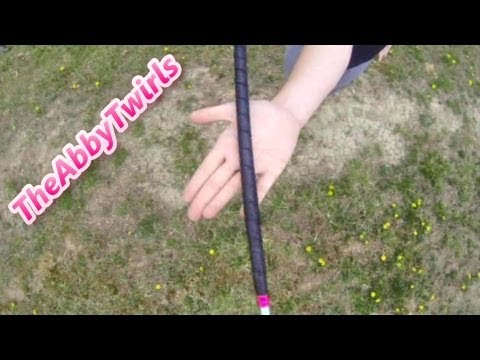 Palm Spin - Novice Baton Twirling - How to Twirl a Baton - Baton Twirling Tutorial