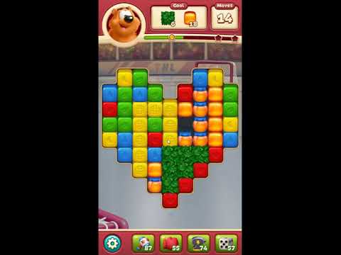 Toon Blast Level 3125 - NO BOOSTERS 🐻🐺🐱 | SKILLGAMING ✔️