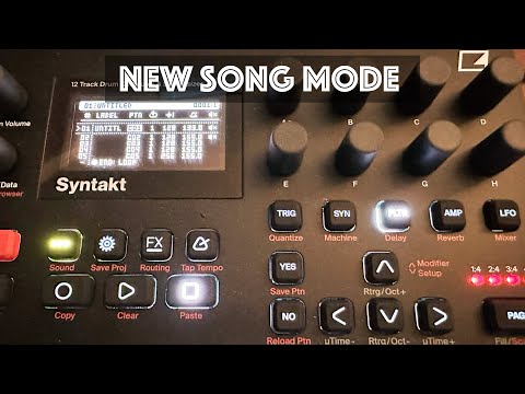 NEW Elektron Song Mode Tutorial Using Pattern Chains // Syntakt, Digitakt, & Digitone