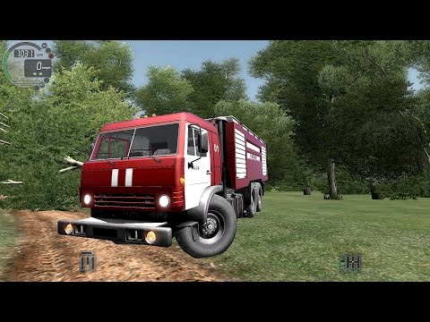 City Car Driving 1.5.0 FIRE TRUCK Kamaz 5350 [G27]