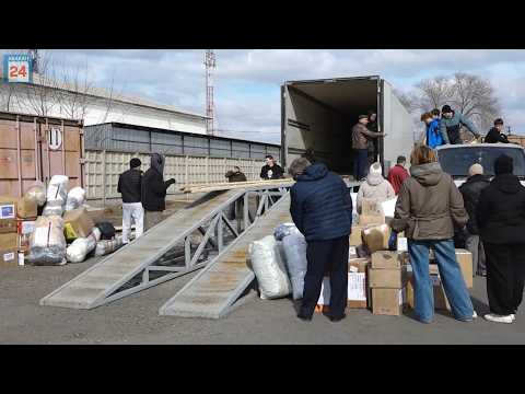 Новый гумконвой отправлен из Хакасии на передовую: в фуре всё, что просили бойцы