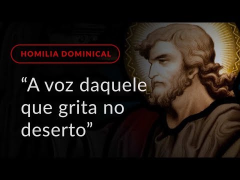 “A voz daquele que grita no deserto” (Homilia Dominical.430: 2.º Domingo do Advento)