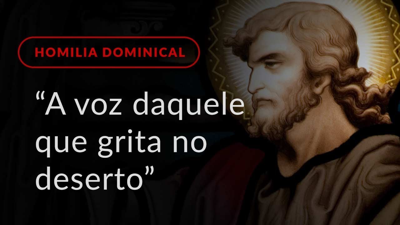 “A voz daquele que grita no deserto” (Homilia Dominical.430: 2.º Domingo do Advento)