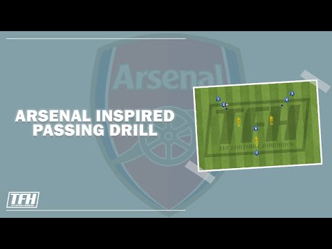 Arsenal Inspired Passing Drill
