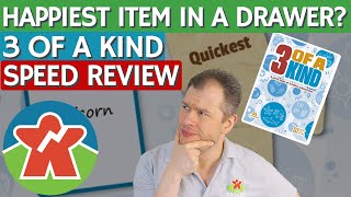 3 Of A Kind - Board Game Review - What Is The Happiest Item In A Junk Drawer?