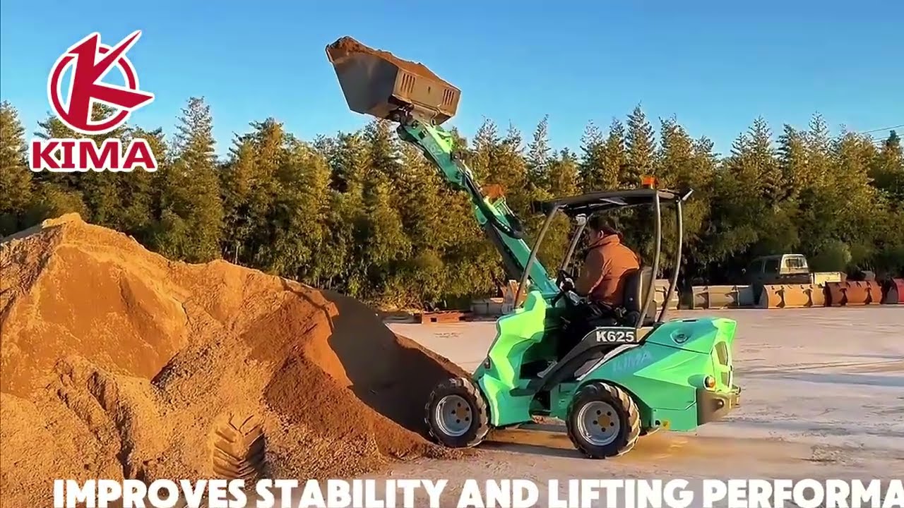 Mini Telescopic Wheel Loader | High Stability & Performance | KIMA Equipment