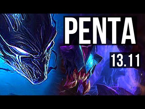 NOCTURNE vs REK'SAI (JNG) | Penta, 8 solo kills, Legendary, 19/3/5, 400+ games | KR Master | 13.11