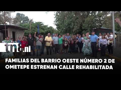 Inauguran obra vial que mejora la conectividad en Altagracia, Ometepe