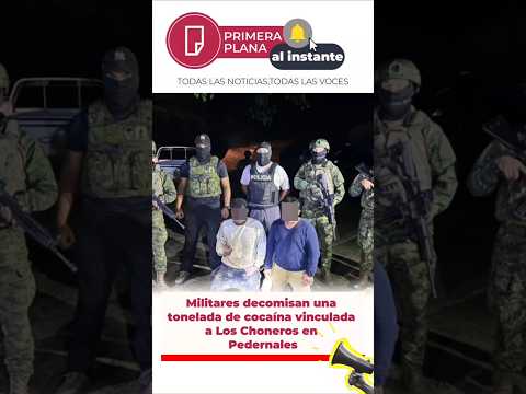 Militares decomisan una tonelada de cocaína vinculada a Los Choneros en #Pedernales
