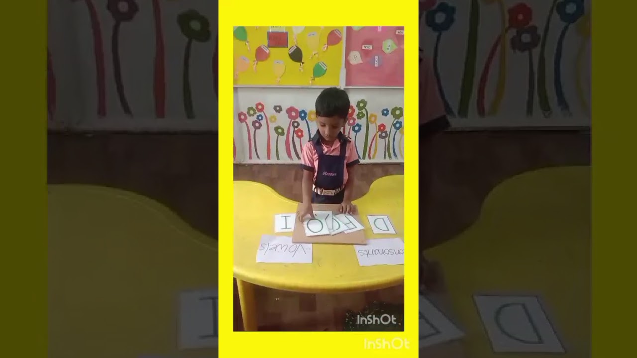 sorting activity of vowels and consonants