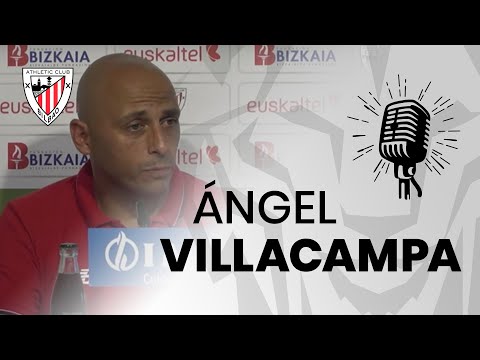 Imagen de portada del video 🎙️️ Ángel Villacampa I post Athletic Club 0 2 RC Deportivo Abanca I J4 Primera Iberdrola