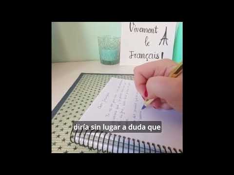 Cher français, carta al idioma galo.