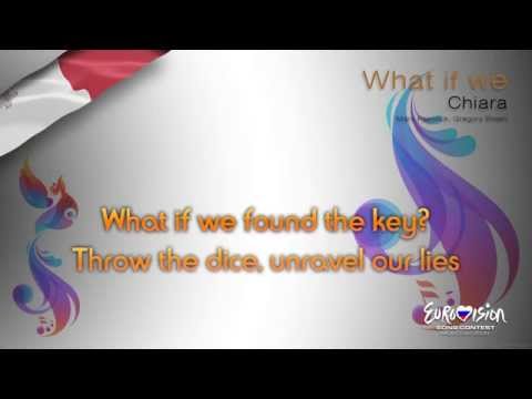 Chiara - "What If We" (Malta) - [Instrumental version]