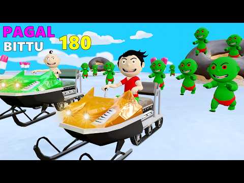 Garmi Mein Ice Cream Land | Ice Cream Wala Comedy | Funny Comedy Video - Bittu Sittu Toons